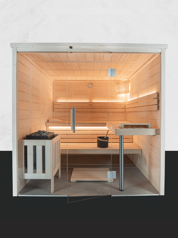 Ansicht der Innensaunakabine Atlanta View