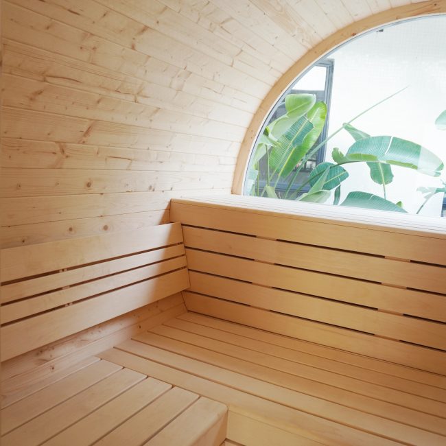 Panoramafenster im Kombi-Fass